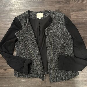 Ann Taylor Loft Women’s Black & White Jacket Blazer Size Small